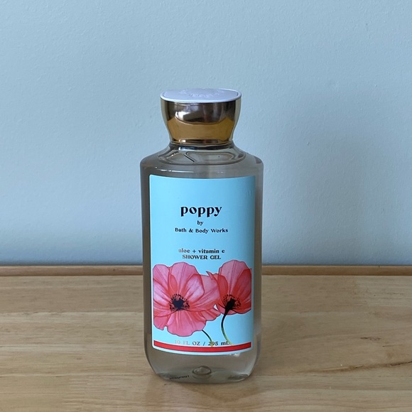 Bath & Body Works Poppy (Morning Dew, Pear) Shower Gel w/Aloe & Vitamin E - Picture 3 of 3